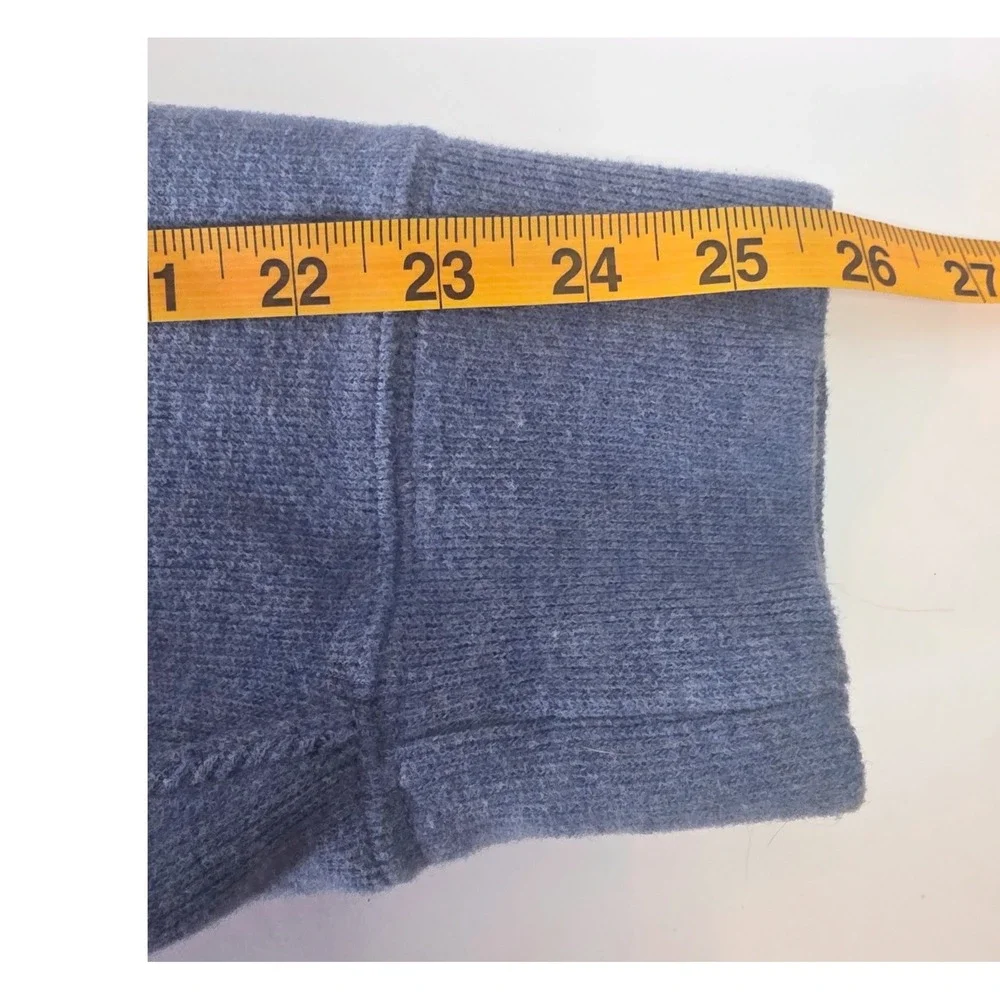 Polo Ralph Lauren Mens Shawl Collar Button Sweater Blue Heather Cotton XL